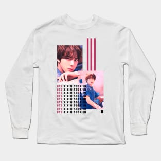 Kpop Designs Jin BTS Long Sleeve T-Shirt